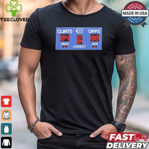 Opps Since Correct 2020 Clints t shirt