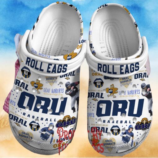 Oral Roberts Golden Eagles Baseball Crocs For Adults