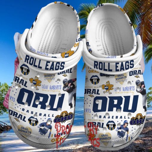 Oral Roberts Golden Eagles Baseball Crocs For Adults