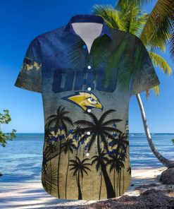 Oral Roberts Golden Eagles Hawaii Shirt Coconut Tree Tropical Grunge – NCAA