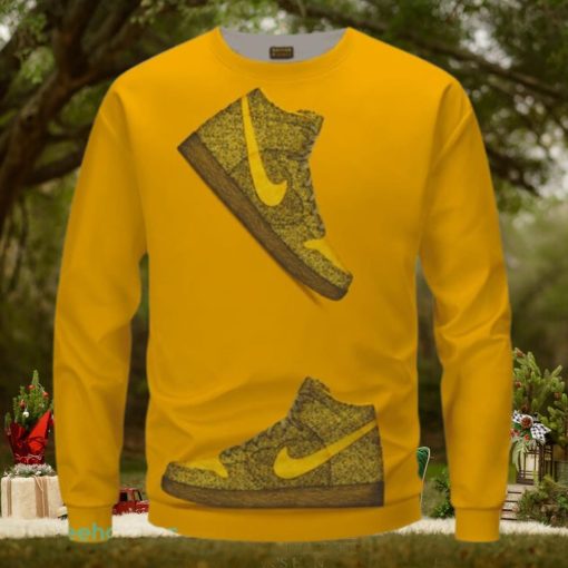 Orange 3D Sweater Impressive Gift