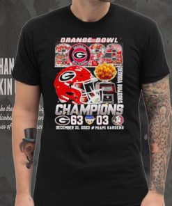 Orange BOwl 2023 Champions Georgia Bulldogs 63 03 hoodie, sweater, longsleeve, shirt v-neck, t-shirt