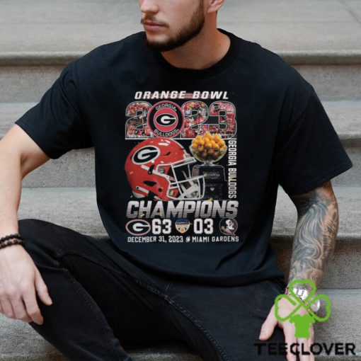 Orange Bowl Georgia Bulldogs Georgia Bulldogs Champions Shirt