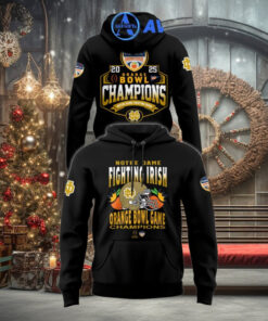 Orange Champions 2025 Notre Dame Fighting Irish For Fans Limited Hoodie Hoodie