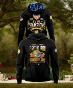 Orange Champions 2025 Notre Dame Fighting Irish For Fans Limited Hoodie Hoodie