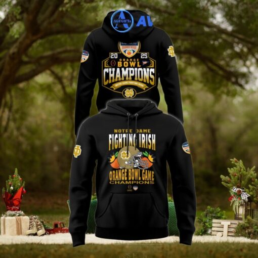 Orange Champions 2025 Notre Dame Fighting Irish For Fans Limited Hoodie Hoodie