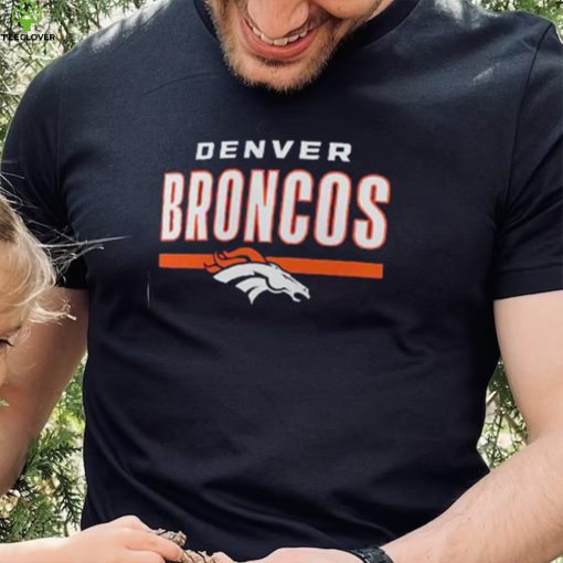 Orange Logo Denver Broncos T Shirt