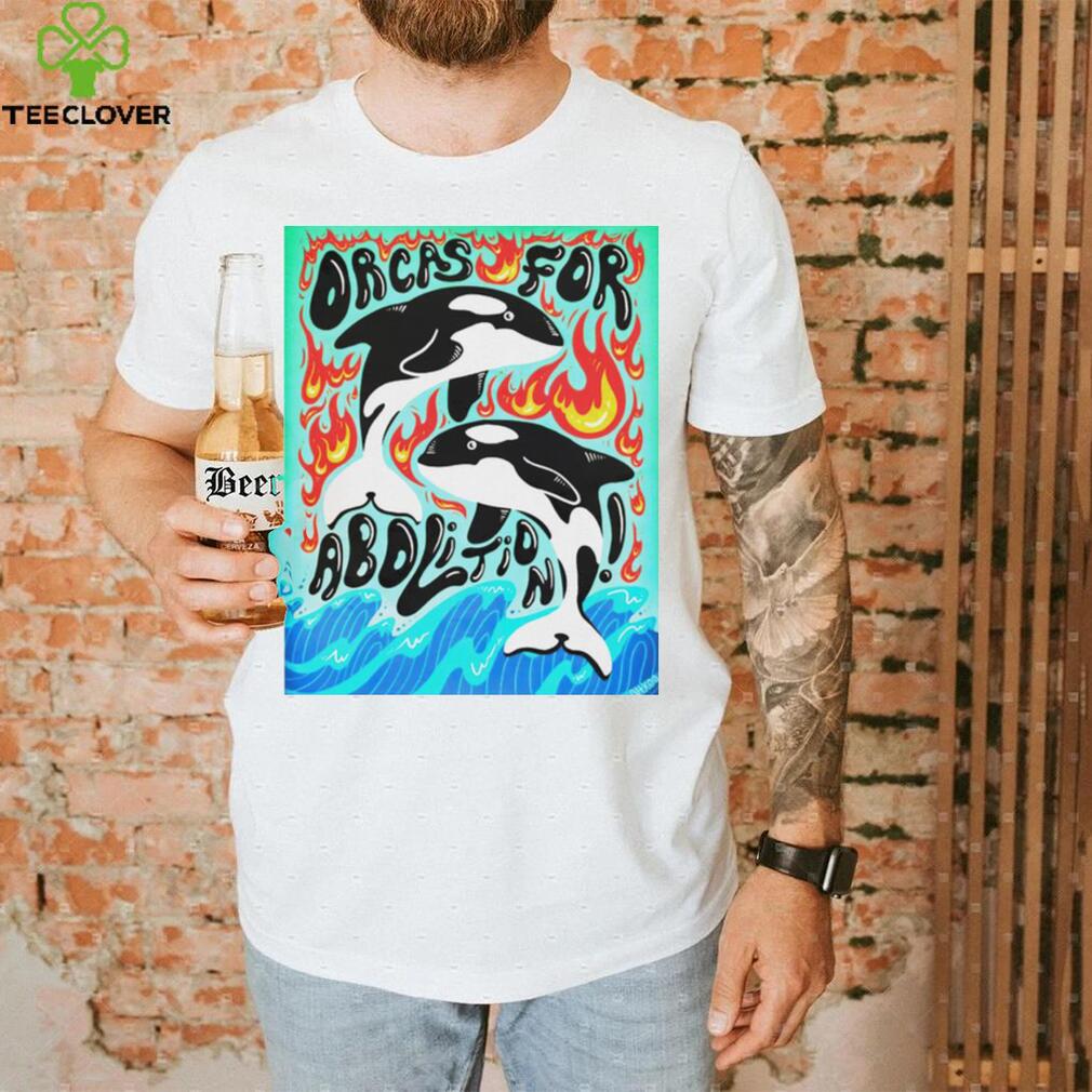Orcas for abolition shirt Orcas for abolition shirt