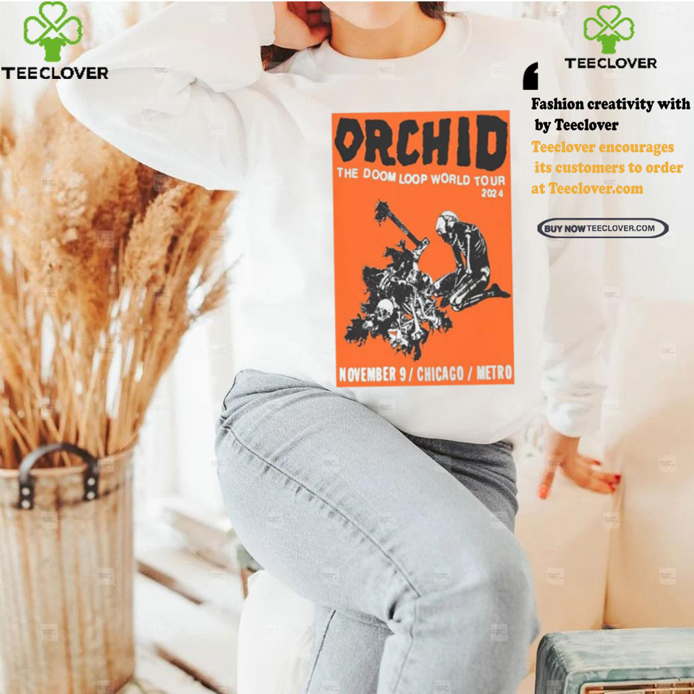 Orchid Nov 9 2024 At Metro In Chicago IL Poster shirt Orchid Nov 9 2024 At Metro In Chicago IL Poster shirt