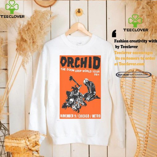 Orchid Nov 9 2024 At Metro In Chicago IL Poster shirt