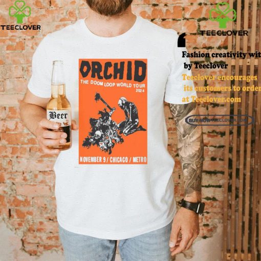 Orchid Nov 9 2024 At Metro In Chicago IL Poster shirt