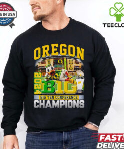 Oregon 2024 Big Ten Conference Champions mascot shirt