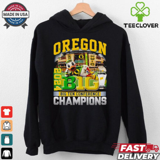 Oregon 2024 Big Ten Conference Champions mascot shirt