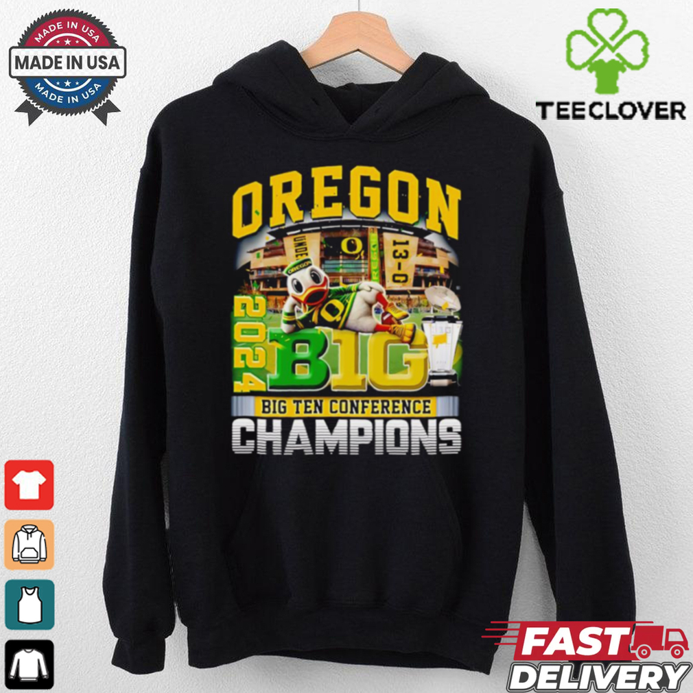 Oregon 2024 Big Ten Conference Champions mascot shirt Oregon 2024 Big Ten Conference Champions mascot shirt