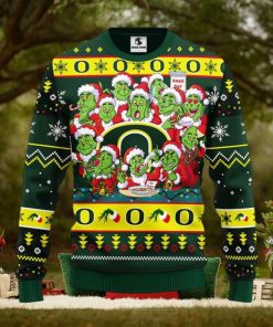 Oregon Ducks 12 Grinch Xmas Day Christmas Ugly Sweater