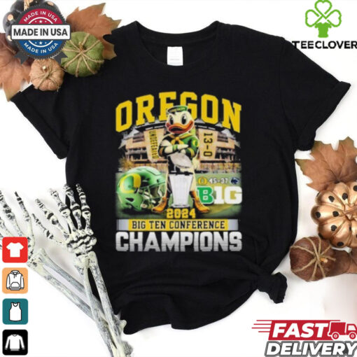Oregon Ducks 2024 Big Ten Conference Champions 45 37 Penn State Undefeated 13 0 Shirt