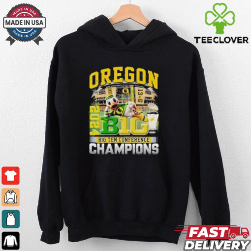 Oregon Ducks 2024 Big Ten Conference Champions Undefeated 13 0 Shirt
