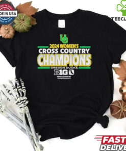 Oregon Ducks 2024 Big Ten Women’s Cross Country Champions Shirt
