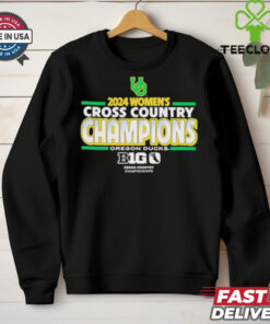 Oregon Ducks 2024 Big Ten Women’s Cross Country Champions Shirt