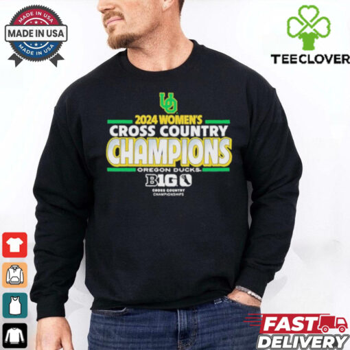 Oregon Ducks 2024 Big Ten Women’s Cross Country Champions Shirt