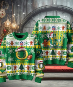 Oregon Ducks 2024 They Not Like Us Ducks Christmas Ugly Sweater