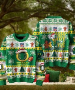 Oregon Ducks 2024 They Not Like Us Ducks Christmas Ugly Sweater