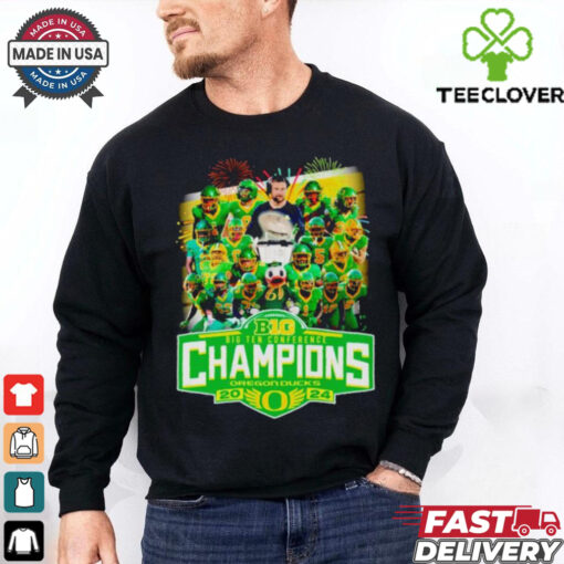 Oregon Ducks 2024 big ten conference champions shirt