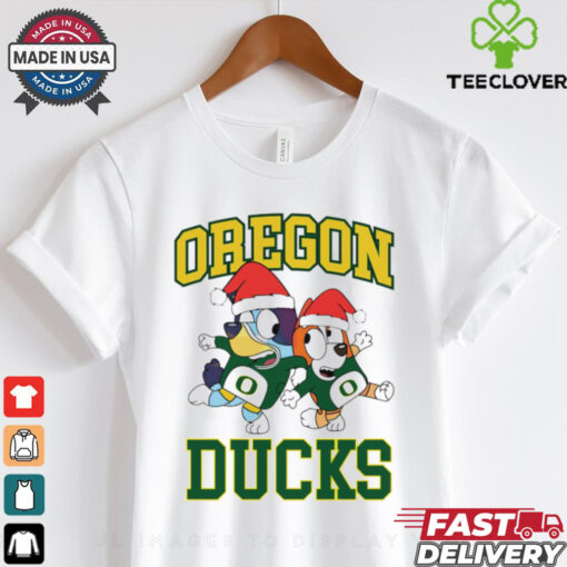 Oregon Ducks Bluey Christmas Holiday shirt