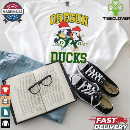 Oregon Ducks Bluey Christmas Holiday shirt