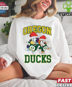 Oregon Ducks Bluey Christmas Holiday shirt