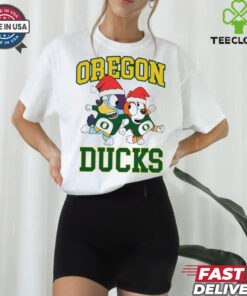 Oregon Ducks Bluey Christmas Holiday shirt