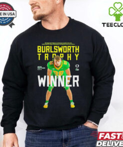 Oregon Ducks Bryce Boettcher 2024 Big 10 Champions Burslworth Trophy Winner shirt