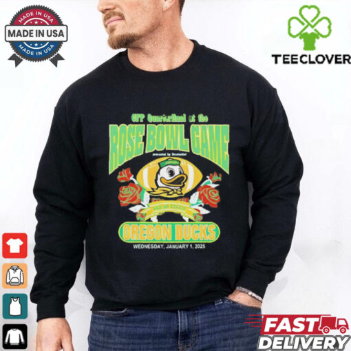 Oregon Ducks CFP Quaterfinal at The Rose Bowl Game Roses and Rivalries shirt