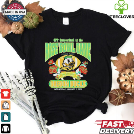 Oregon Ducks CFP Quaterfinal at The Rose Bowl Game Roses and Rivalries shirt