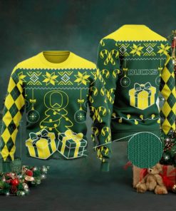 Oregon Ducks Funny Ugly Christmas Sweater, Ugly Sweater, Christmas Sweaters, Hoodie, Sweatshirt, Sweater