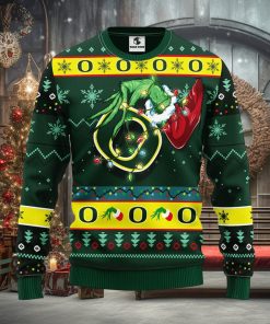 Oregon Ducks Grinch Christmas Ugly Sweater