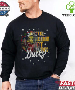 Oregon Ducks Grinch Steal Touchdown Not Christmas T Shirt