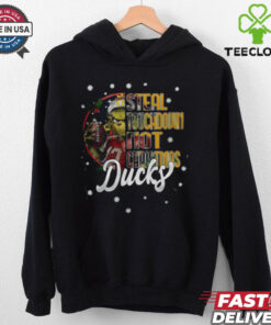 Oregon Ducks Grinch Steal Touchdown Not Christmas T Shirt 1 Oregon Ducks Grinch Steal Touchdown Not Christmas T Shirt
