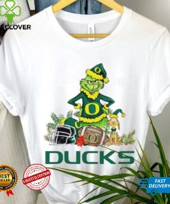 Oregon Ducks Grinch and Max dog funny Christmas hoodie, sweater, longsleeve, shirt v-neck, t-shirt