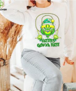 Oregon Ducks Grinch middle finger haters gonna hate shirt mens t shirt