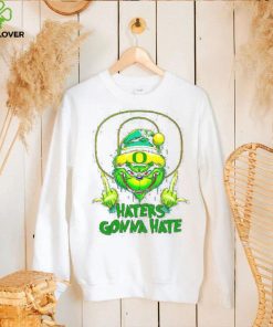 Oregon Ducks Grinch middle finger haters gonna hate shirt mens t shirt
