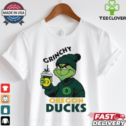 Oregon Ducks Grinchy Bougie Christmas shirt