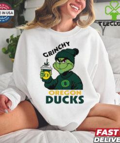 Oregon Ducks Grinchy Bougie Christmas shirt