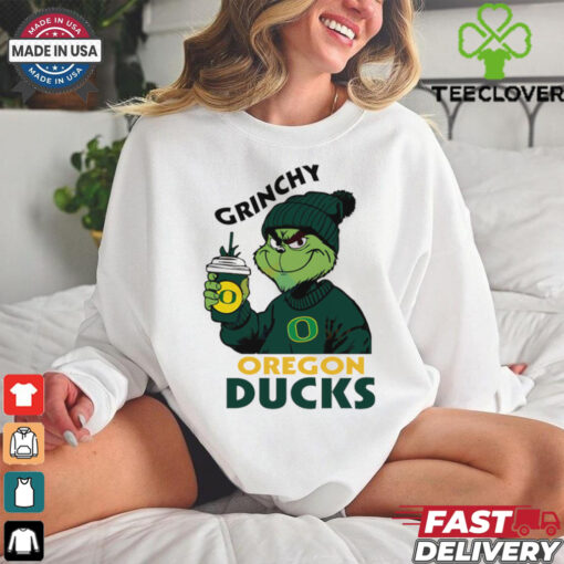 Oregon Ducks Grinchy Bougie Christmas shirt