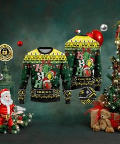 Oregon Ducks Ho Ho Ho Ugly Christmas Sweater, All Over Print Sweatshirt, Ugly Sweater, Christmas Sweaters, Hoodie, Sweater