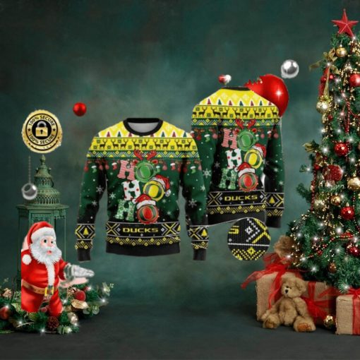 Oregon Ducks Ho Ho Ho Ugly Christmas Sweater, All Over Print Sweatshirt, Ugly Sweater, Christmas Sweaters, Hoodie, Sweater