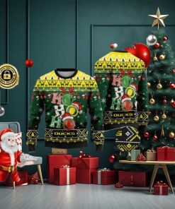 Oregon Ducks Ho Ho Ho Ugly Christmas Sweater, All Over Print Sweatshirt, Ugly Sweater, Christmas Sweaters, Hoodie, Sweater