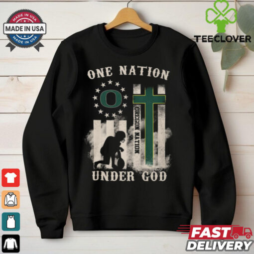 Oregon Ducks Nation Under God Shirt