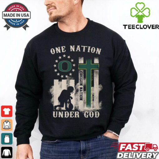 Oregon Ducks Nation Under God Shirt