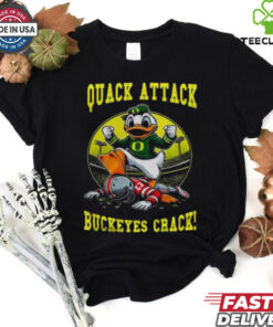 Oregon Ducks Quack Attack Buckeyes Crack Rose Bowl 2024 Shirt